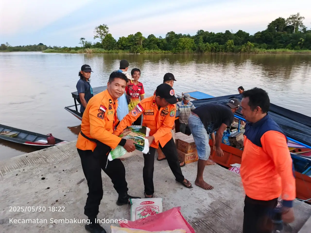Bantuan Dukungan Logistik BNPB Tiba di Kabupaten Nunukan